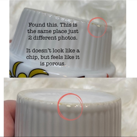 🎈SOLD🎈 Mid Century Mug Butterflies - Red & Yellow - Picture 13 of 16